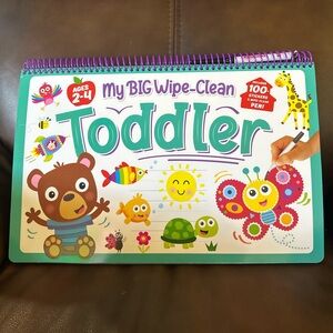 My Big Wipe-Clean Toddler Activity Book - Multicolor